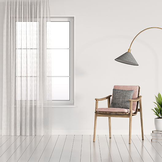 Curtain Sheer curtains in designer living room