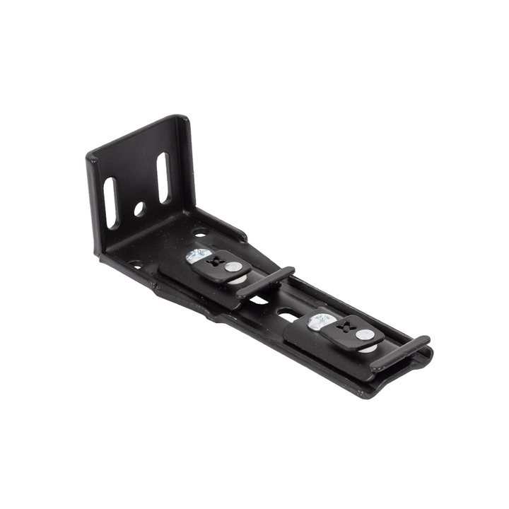 120-140mm Standard double track bracket - Black
