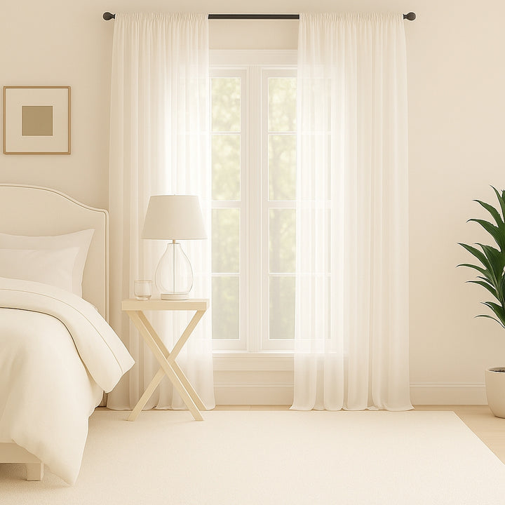 Arles Ivory readymade curtains