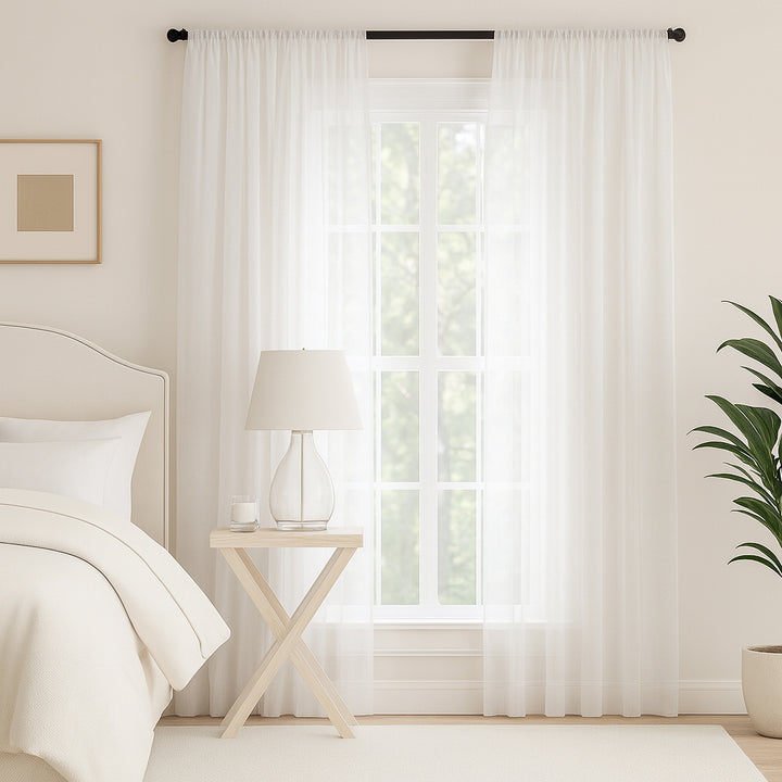 Arles Off White readymade curtains