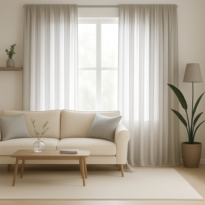 Ava Pewter readymade curtains