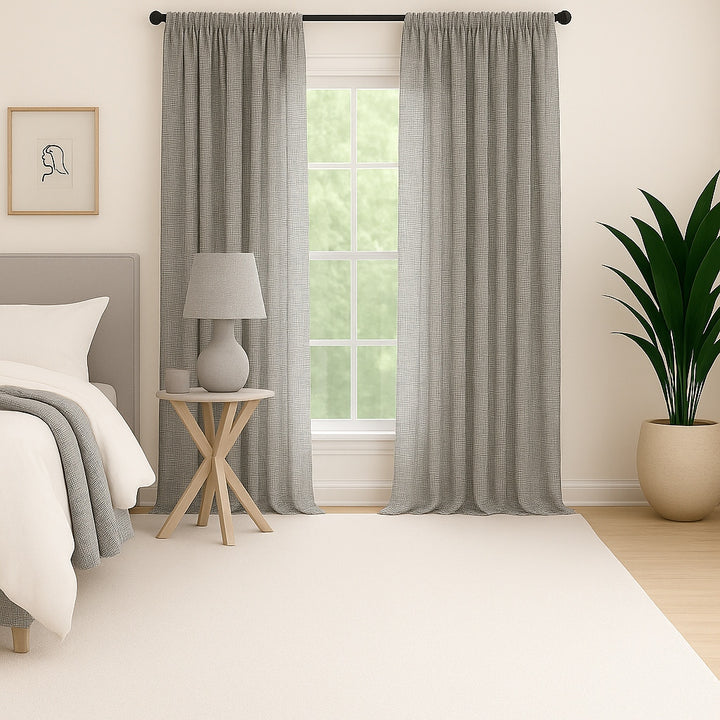 Beachland Pebble readymade curtains