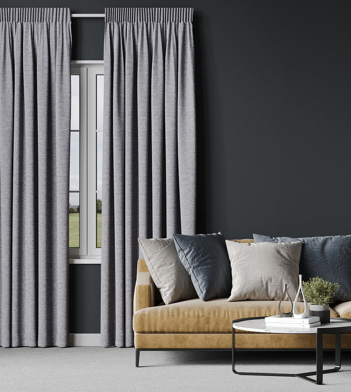 Mikonos Blockout Pebble readymade curtains