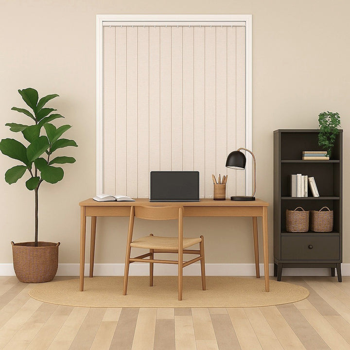 Premium Verticals blinds blockout Sandstone