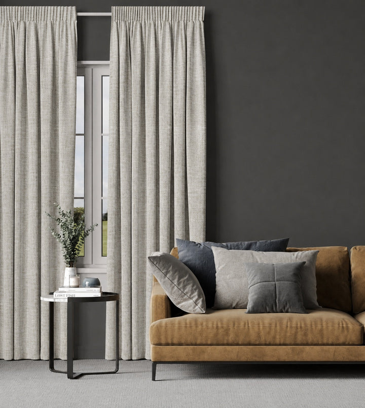 Mikonos Blockout Oatmeal readymade curtains