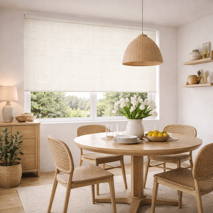 Mikonos Blockout & Sheppard Light Filter Dual Roller Blinds