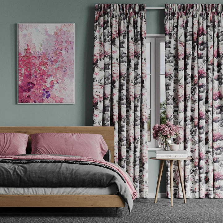 Scarlett Natural readymade curtains