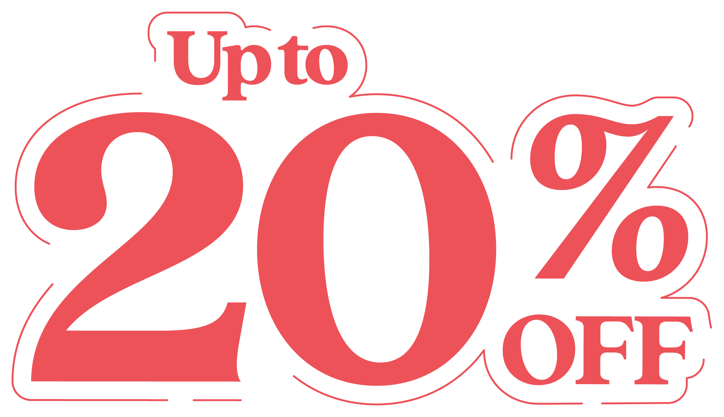 Up to 20% off