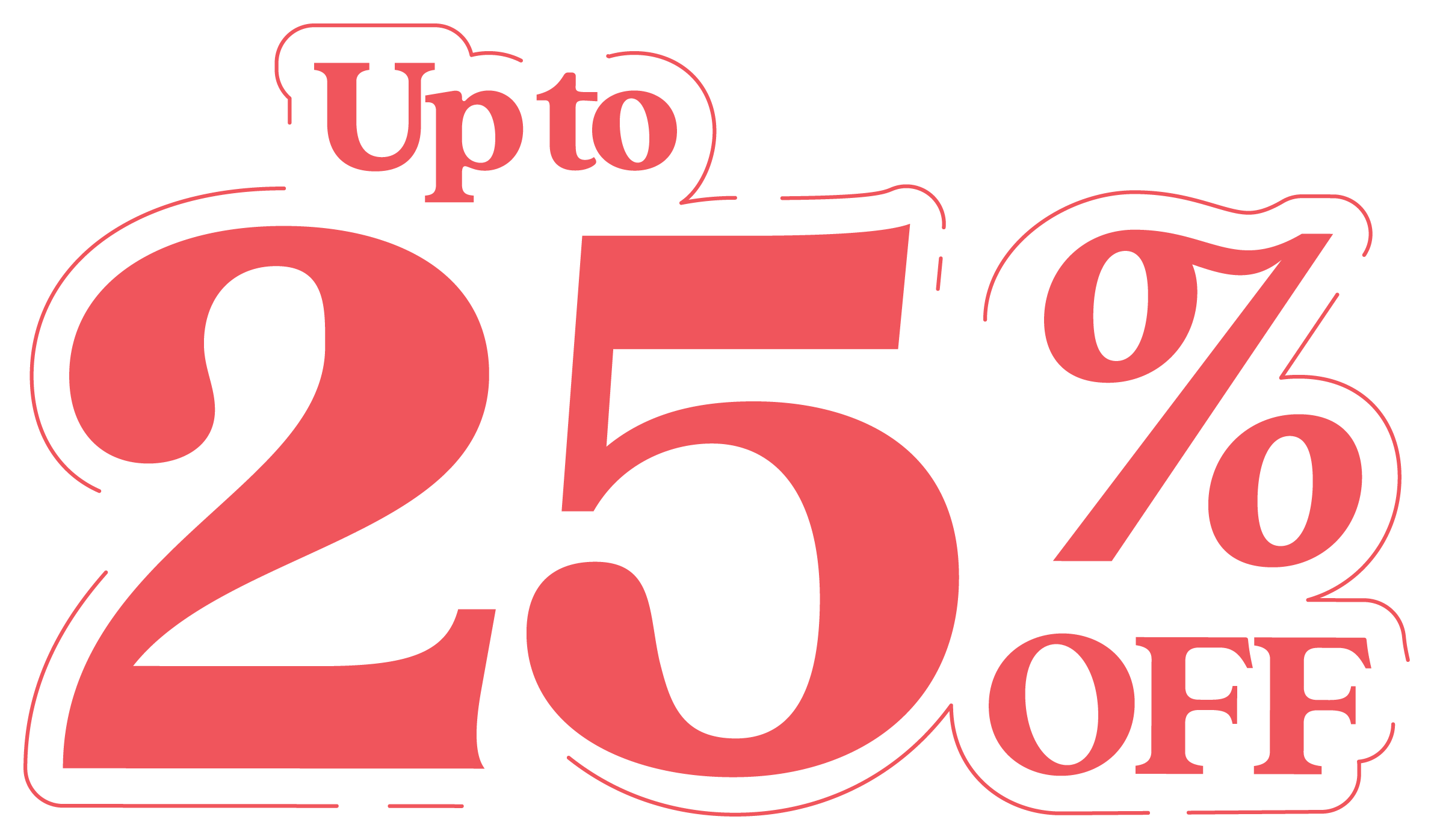 Up to 25% off