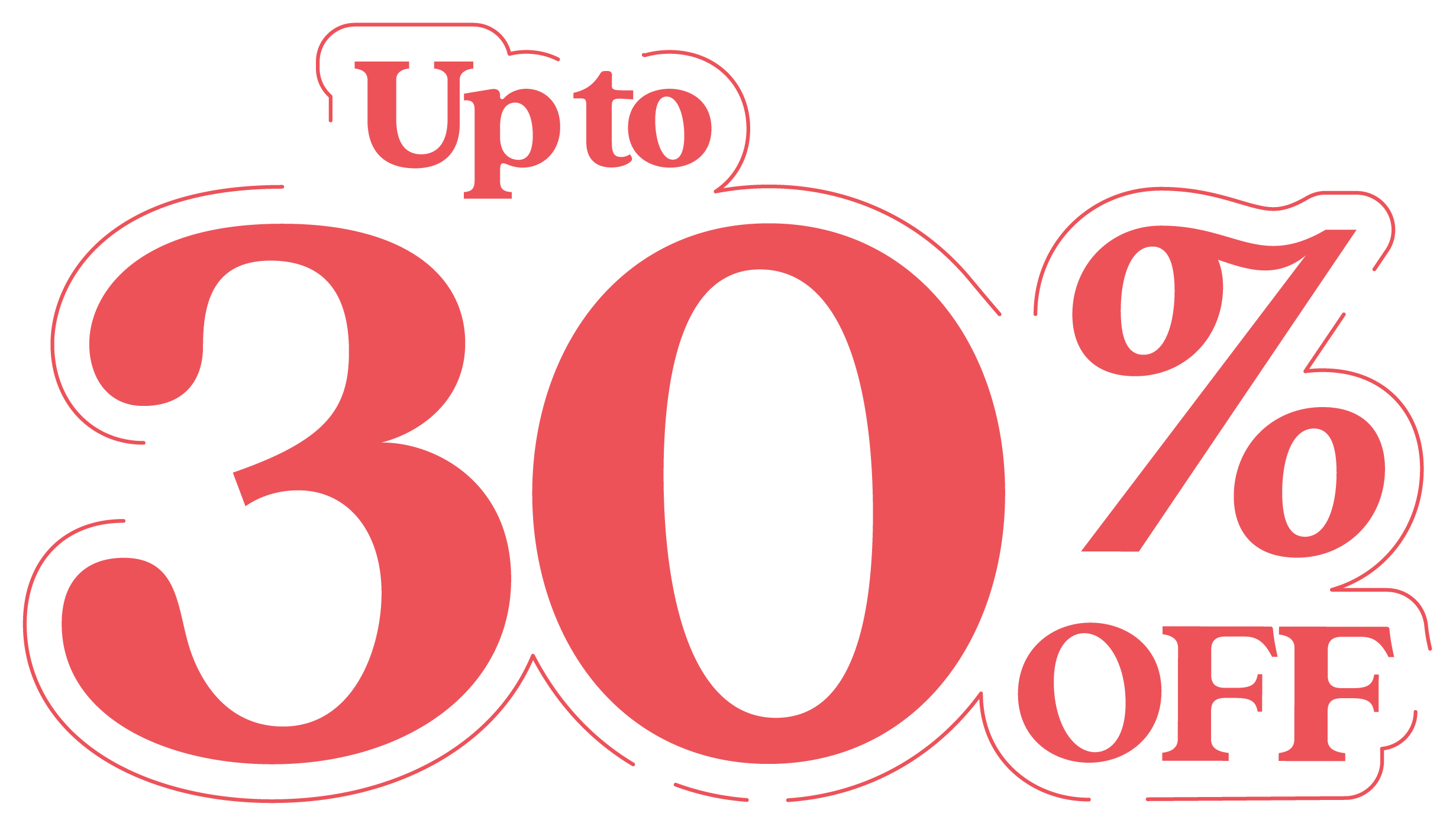 Up to 30% off